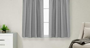 Amazon.com: jinchan Waffle Weave Half Window Curtains for Kitchen