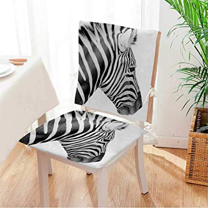 Amazon.com: Miki home Beautiful Chair Cushion Black and White Zebra