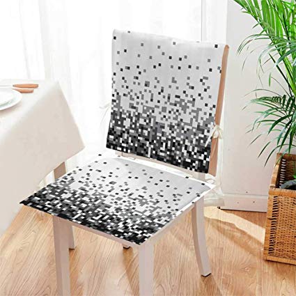 Amazon.com: Mikihome Beautiful Chair Cushion Squares Abstract Theme