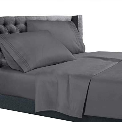 Amazon.com: Nestl Bedding 4 Piece Sheet Set - 1800 Deep Pocket Bed