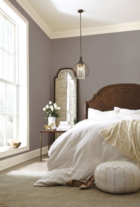 Sherwin Williams Poised Taupe: Color of the Year 2017 | Bedroom