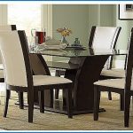 New Glass top Dining Table Set 6 Chairs | Dining Chair Design Ideas