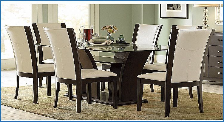 New Glass top Dining Table Set 6 Chairs | Dining Chair Design Ideas