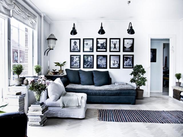 Dark Blue Living Room u2014 Ardusat HomesArdusat Homes