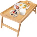 Amazon.com: Greenco Bamboo Foldable Breakfast Table, Laptop Desk