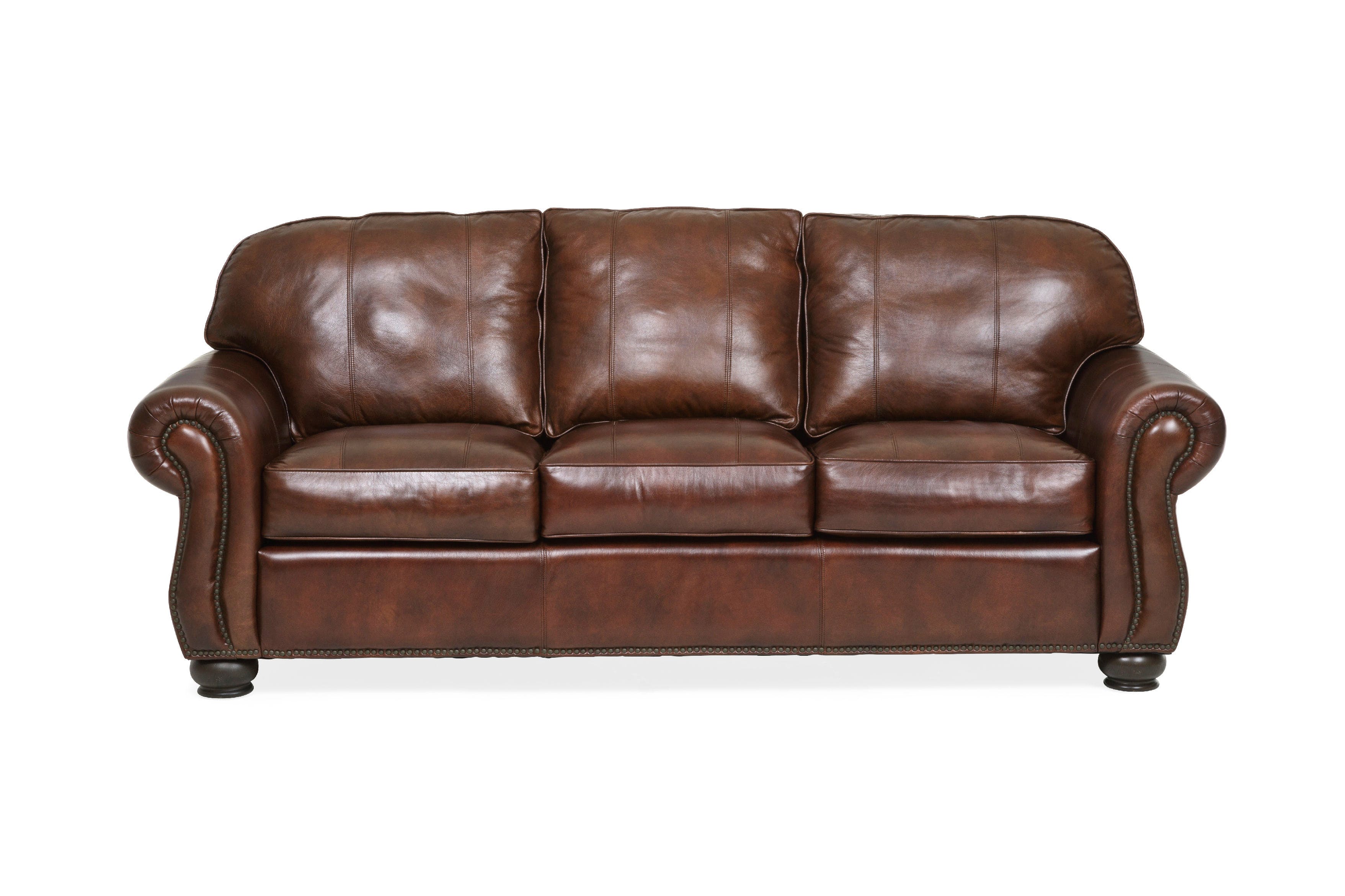 Living Room Benson Leather Sofa