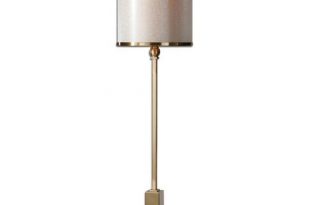 Uttermost Villena Brush Brass One Light Buffet Lamp 29940 1 | Bellacor
