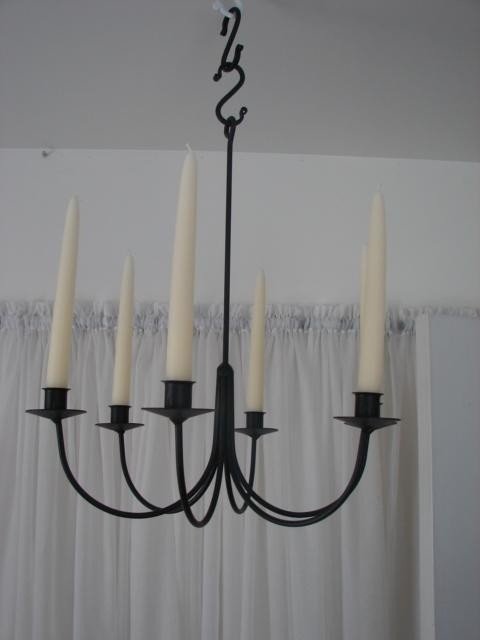 Wrought Iron Candle Chandelier - Ideas on Foter