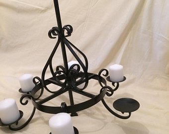 Candle chandelier | Etsy