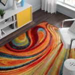 Round Multi Color Rug | Wayfair
