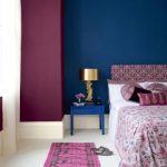 violet and blue glamorous Bedroom | Blue and purple bedroom colour
