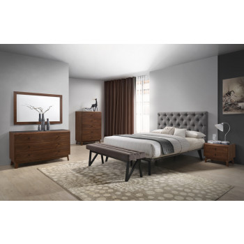 Modern Bedroom Furniture in Cottage Styled Master Bedroom