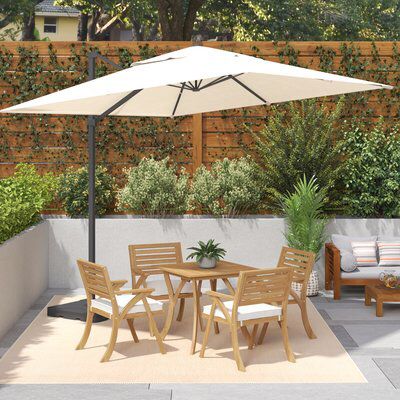 10' Square Cantilever Umbrella | Lindsay Style // Outdoor
