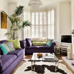 How To Match A Purple Sofa To Your Living Room Décor | For Hannah