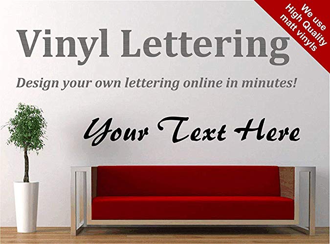 Amazon.com: Create Your Own Wall Vinyl Decal Letters | Custom Wall