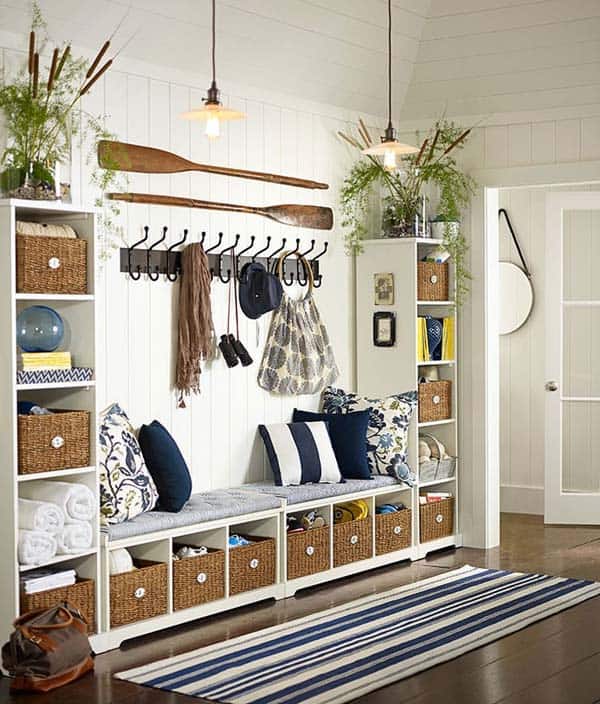 55 Absolutely fabulous mudroom entry design ideas