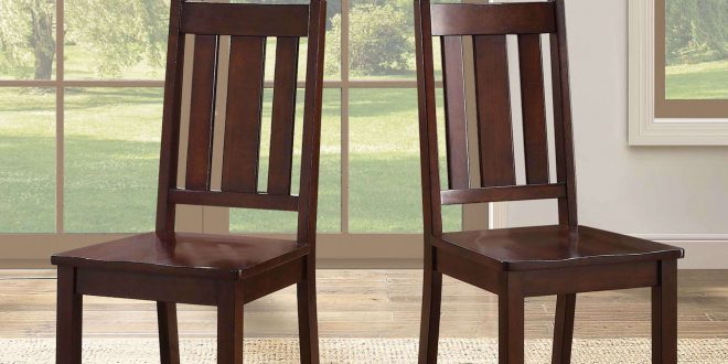 Better Homes and Gardens Bankston Dining Chair, Set of 2, Mocha 