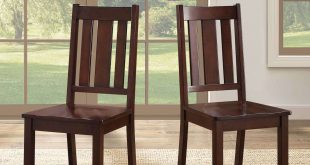 Better Homes and Gardens Bankston Dining Chair, Set of 2, Mocha