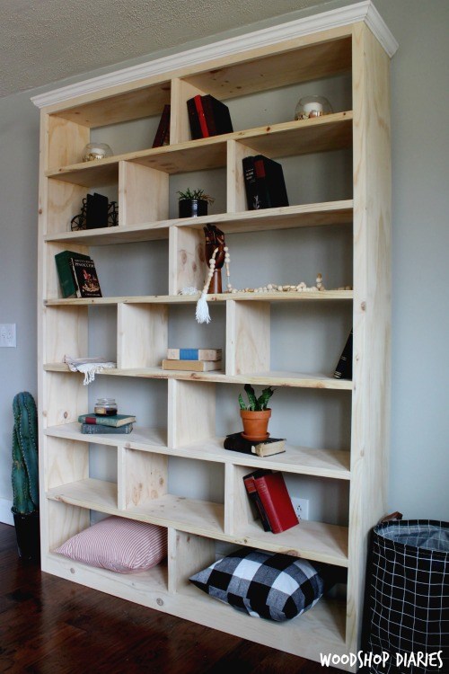 How to Build a Simple Modern DIY Bookshelf