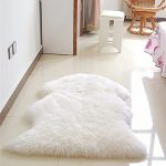 Faux Fur Rug Soft Faux Sheepskin Rug Mat Carpet Pad Anti Slip Chair
