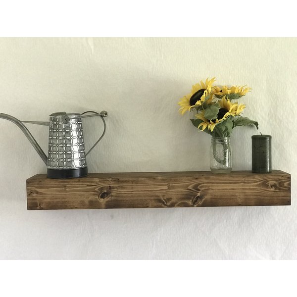 Essex Hand Crafted Wood Products Reclaimed Wood Floating Shelf