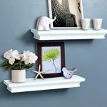 Amazon.com: AHDECOR White Floating Shelves, Ledge Wall Shelf for