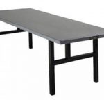 Aluminum Rectangular Folding Table - H Legs 60