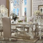Acme | 61145 Versailles Formal Dining Room Set in White | Dallas