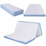 Shop Cr Sleep 3-inch Full-size Folding Portable Memory Foam Mattress