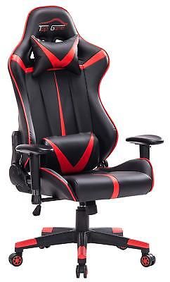 Top Gamer Gaming Chair PC Computer Game Chairs for Video Game Red