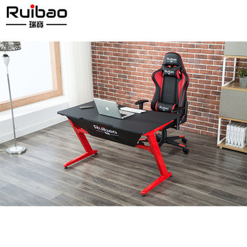 China PU Leather Gaming PC Computer Desk from Huzhou Manufacturer