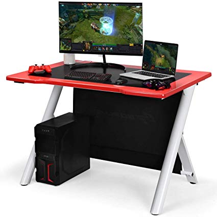Amazon.com : Tangkula Gaming Desk, E-Sports Computer Desk Table with