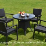 China New Design Rattan Tea Table Chair Set Outdoor Garden Furniture
