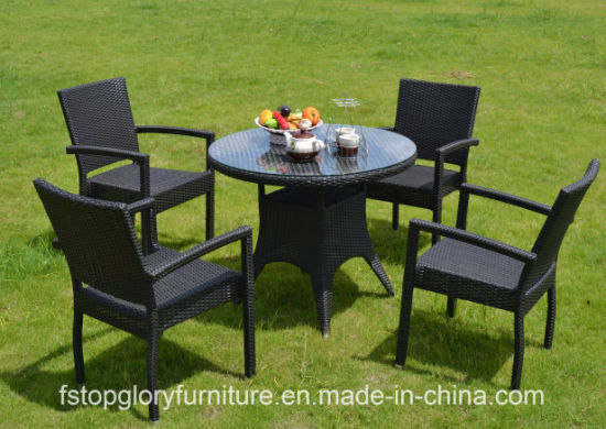 China New Design Rattan Tea Table Chair Set Outdoor Garden Furniture