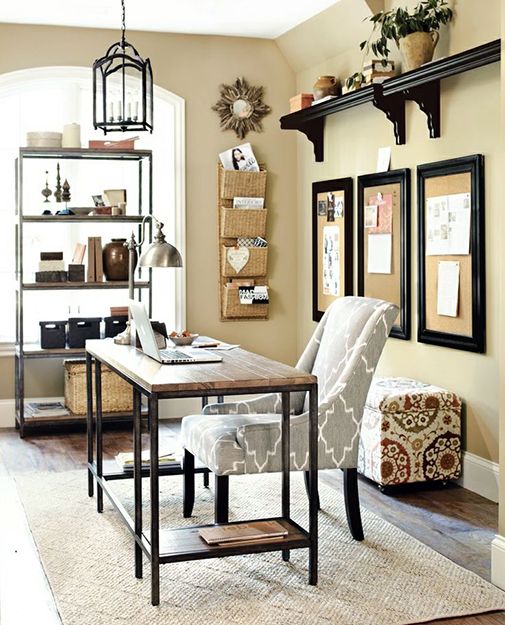 15 Great Home Office Ideas | Like the style of this room. I already