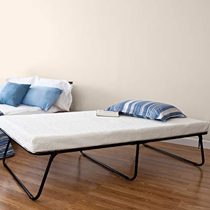 Amazon.com: Zinus Traveler Premier Folding Twin Guest Bed, Plus