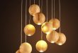 Modern Solid Wood Pendant Lamp Chinese Nordic Wooden Ball Light
