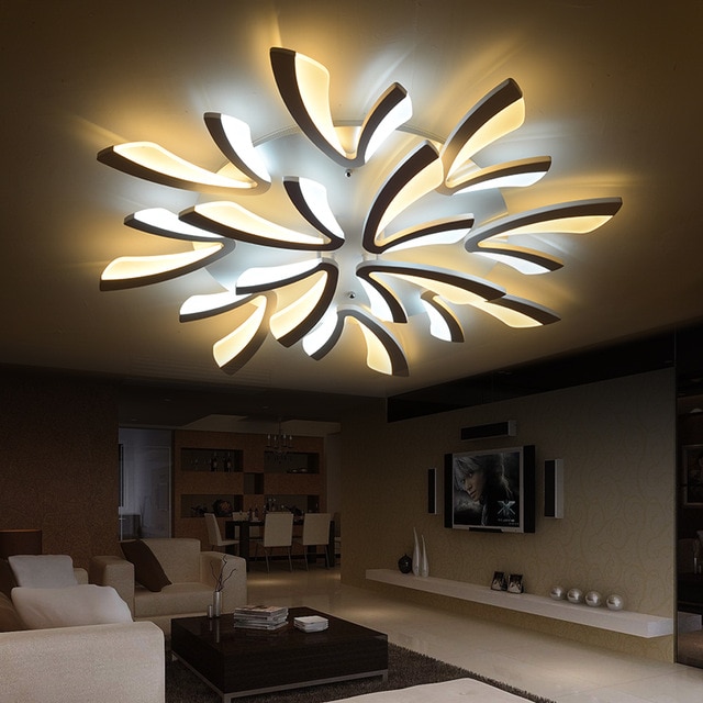 Modern Dimmable LED Living Room Ceiling Light Large Ceiling LED