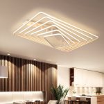 White Square LED light modern Led ceiling lights living room bedroom