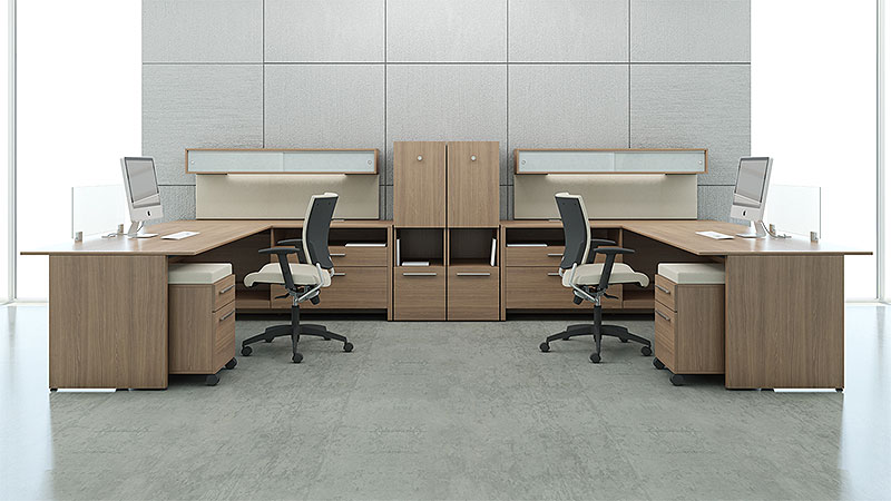 LEFT- AND RIGHT-HANDED L-SHAPE DESKS - Common Sense Office Furniture