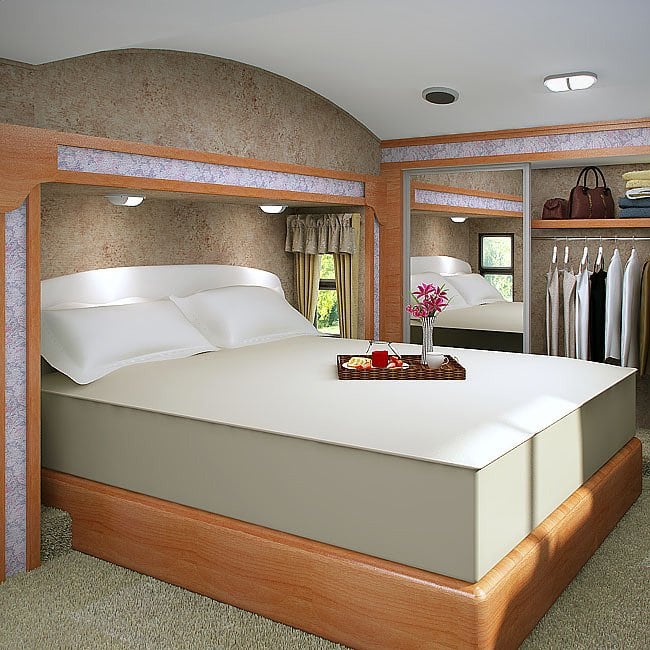 Shop Accu-Gold Memory Foam Mattress 13-inch California King-size Bed