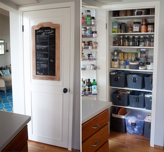 How We Organized Our Small Kitchen Pantry - Kitchen Treaty