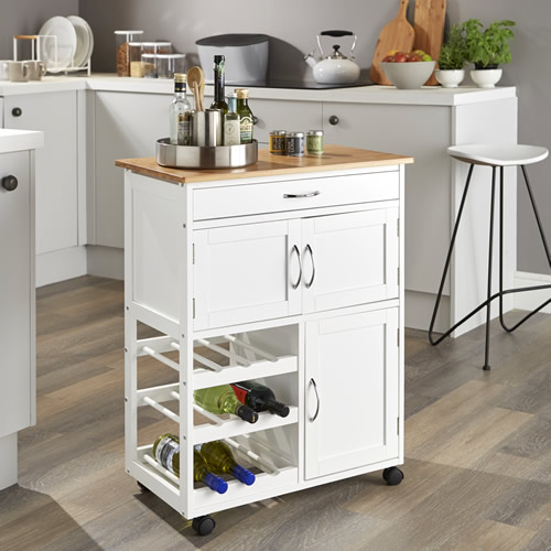 STORE | Kitchen Trolley with Bamboo Top