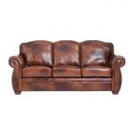 Terraso Sofa in Chocolate 100% Leather | Jerome's Furniture