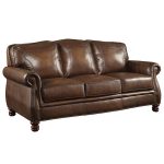 Darby Home Co Linglestown Leather Sofa & Reviews | Wayfair