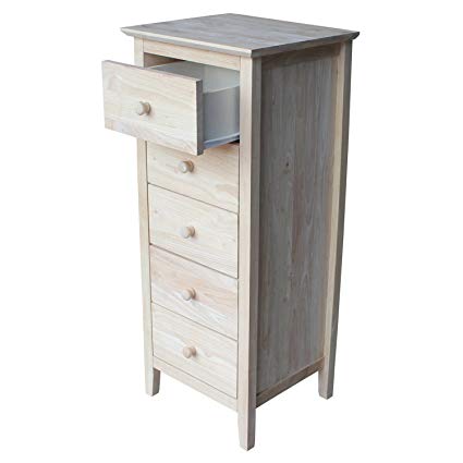 Amazon.com: International Concepts Lingerie Chest with 5 Drawers