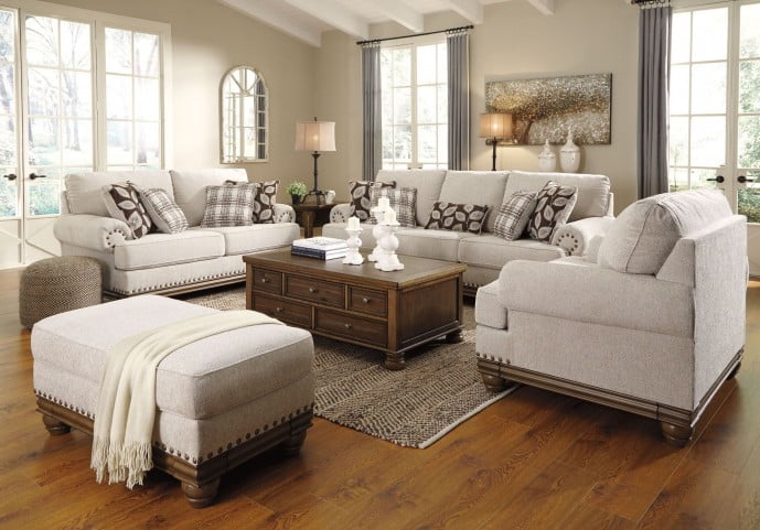 Harleson Wheat Living Room Set from Ashley | Coleman Furniture