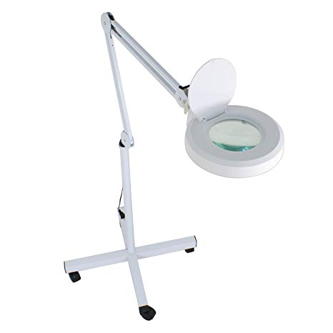 Amazon.com: ZENY Magnifying Glass Floor Lamp 5 Diopter w/Rolling
