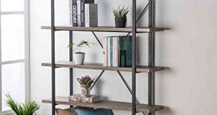 Amazon.com: HSH Furniture 5-Shelf Vintage Industrial Rustic