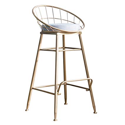 Amazon.com: Modern Barstools Chair with Backrest Footrest High Stool